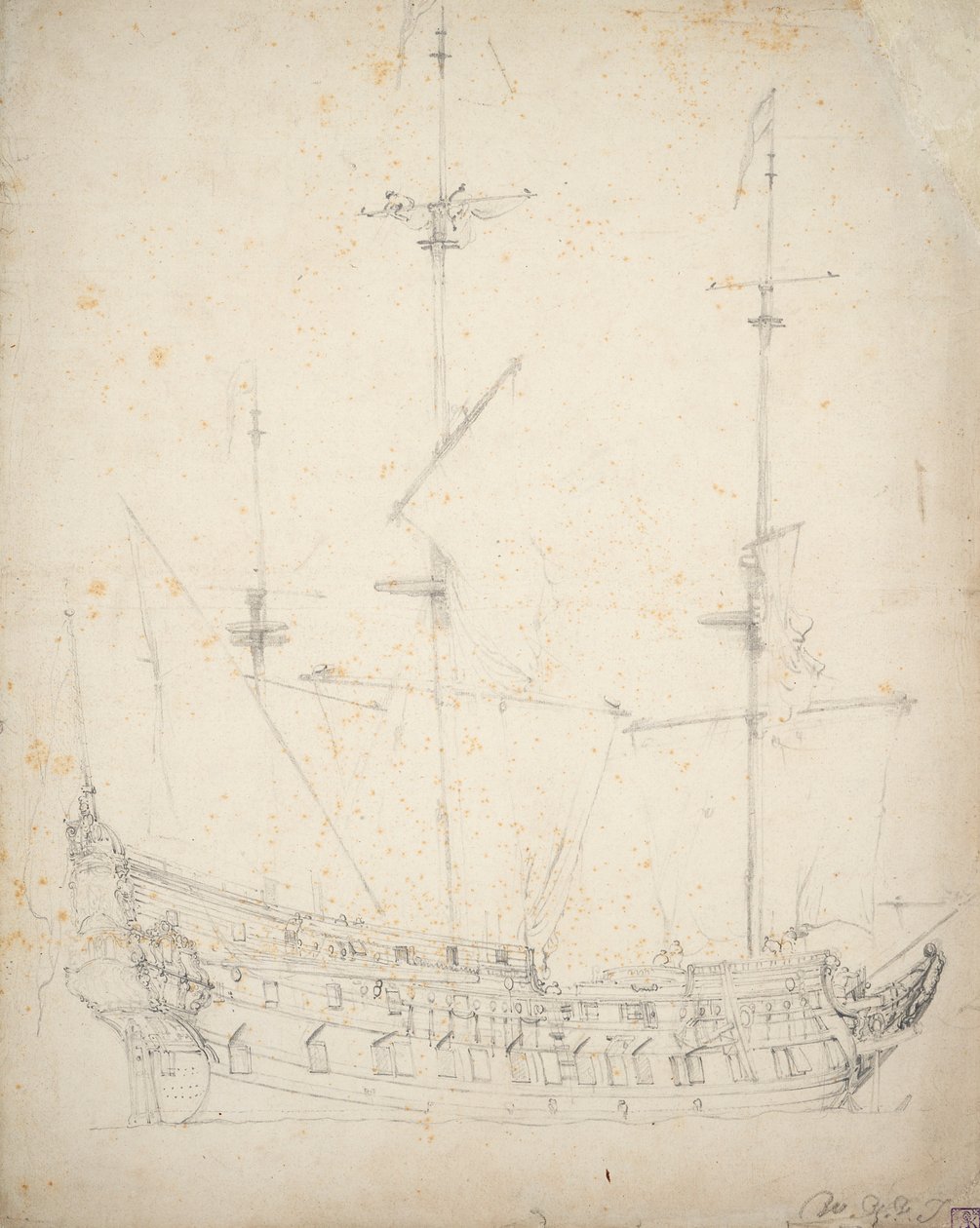  av Willem van de Velde the Younger