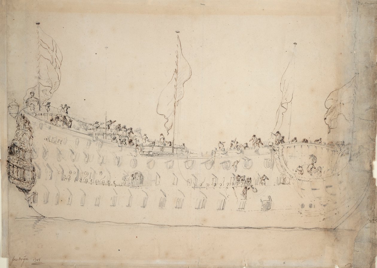  av Willem van de Velde the Younger