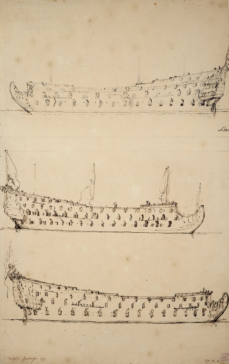  av Willem van de Velde the Younger