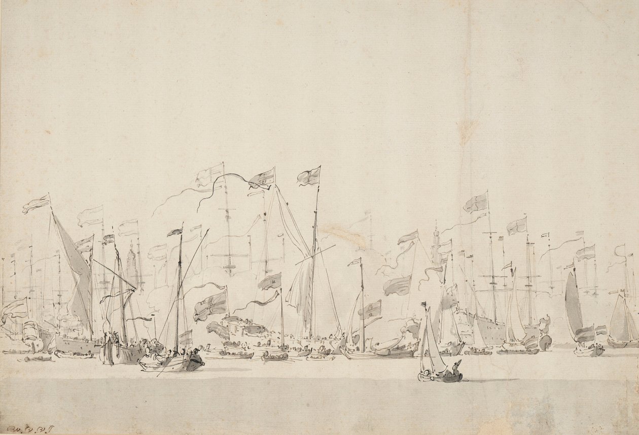  av Willem van de Velde the Younger