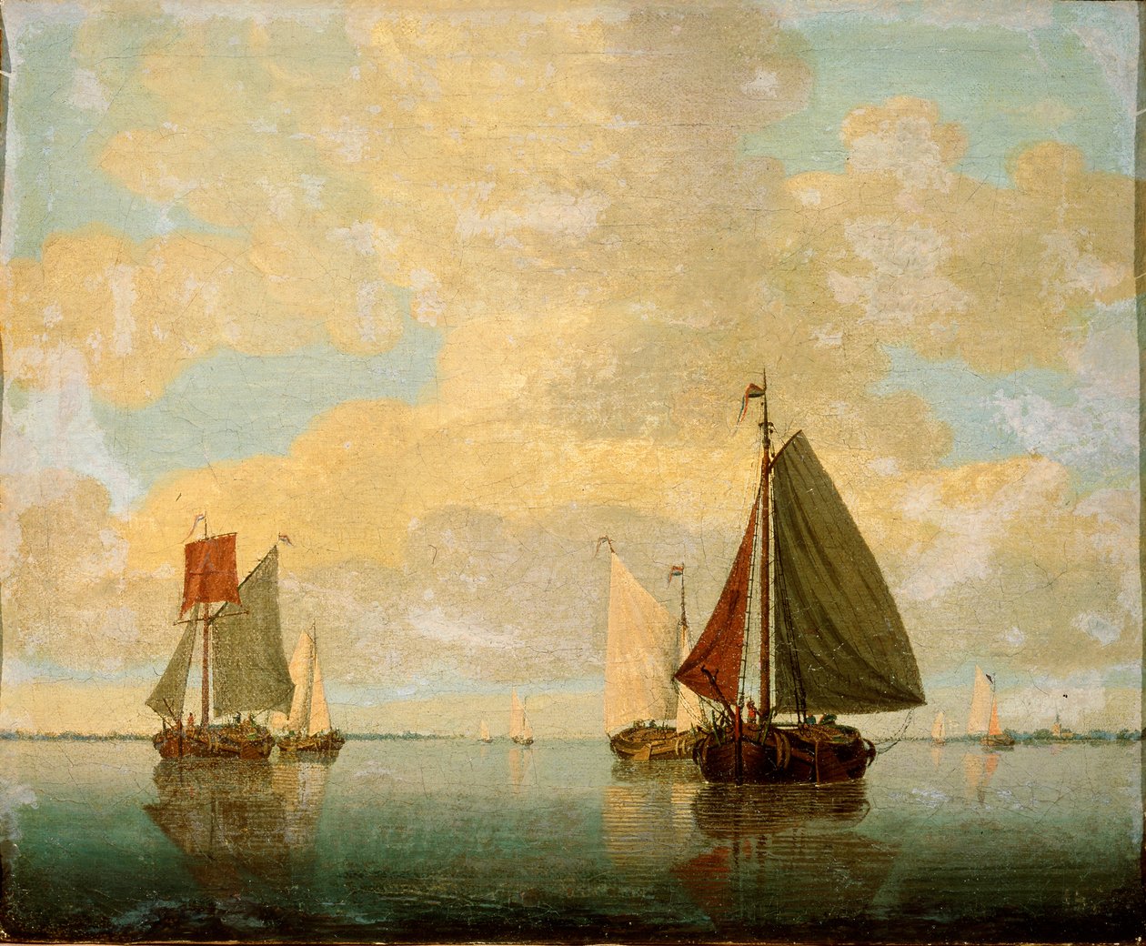 Seilbåter, 1600-tallet av Willem van de Velde the Younger