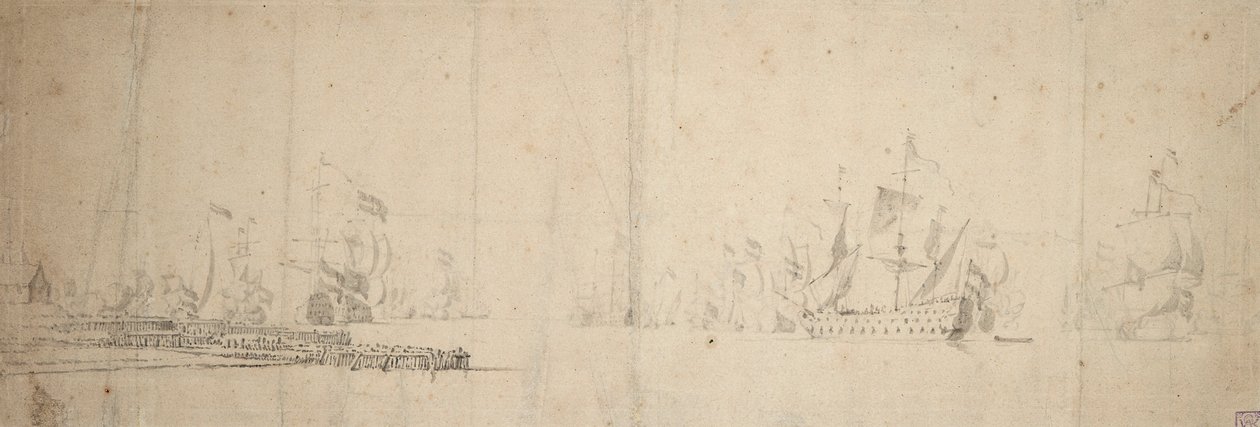  av Willem van de the Elder Velde