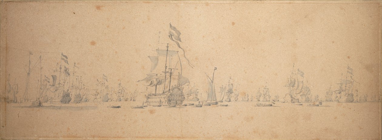  av Willem van de the Elder Velde