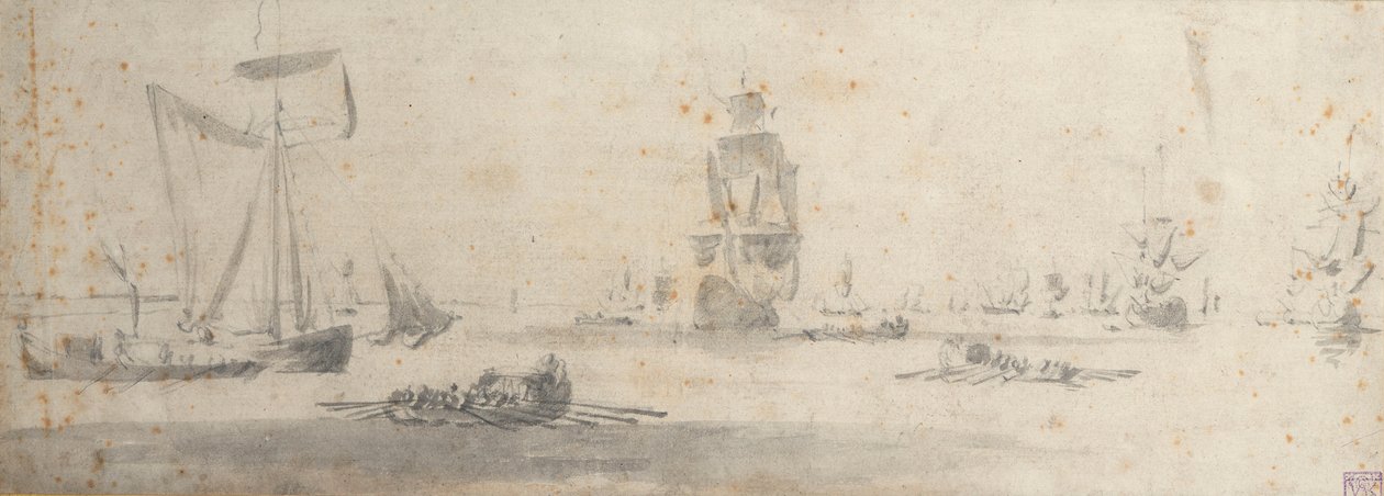  av Willem van de the Elder Velde