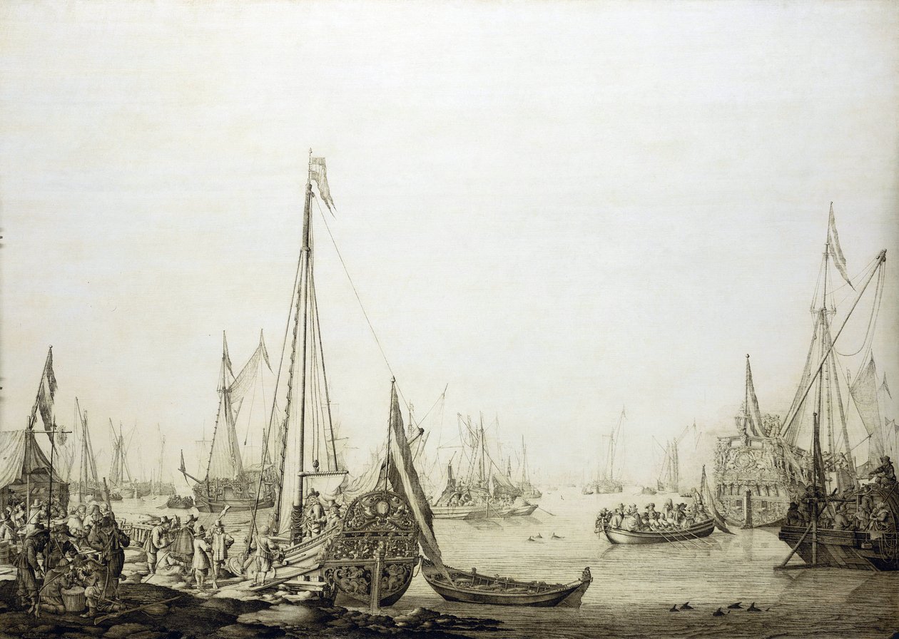  av Willem van de the Elder Velde