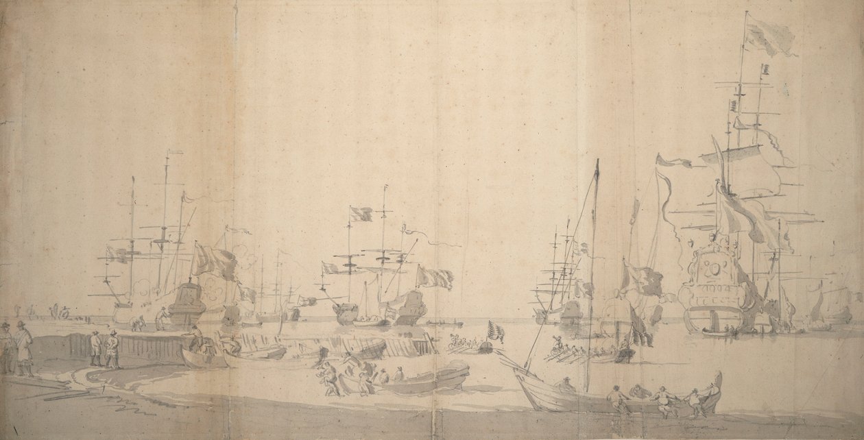  av Willem van de the Elder Velde