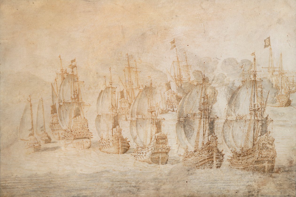  av Willem van de the Elder Velde