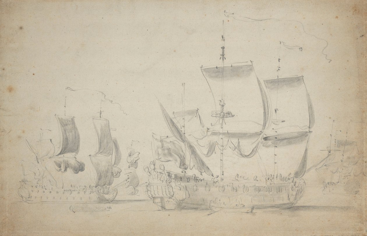  av Willem van de the Elder Velde