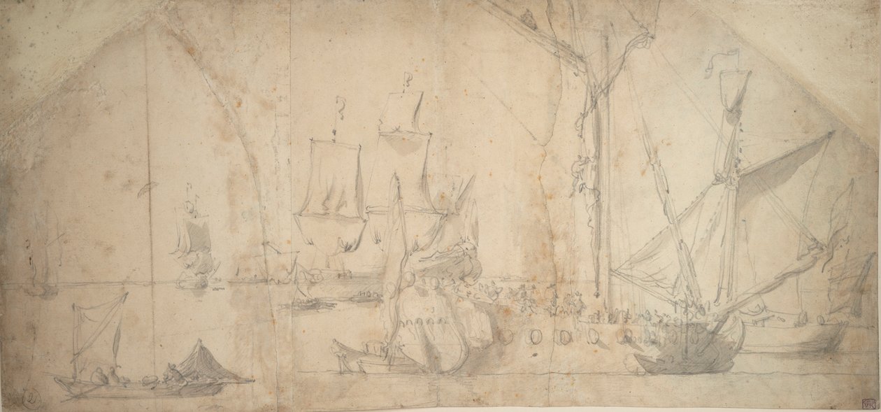  av Willem van de the Elder Velde