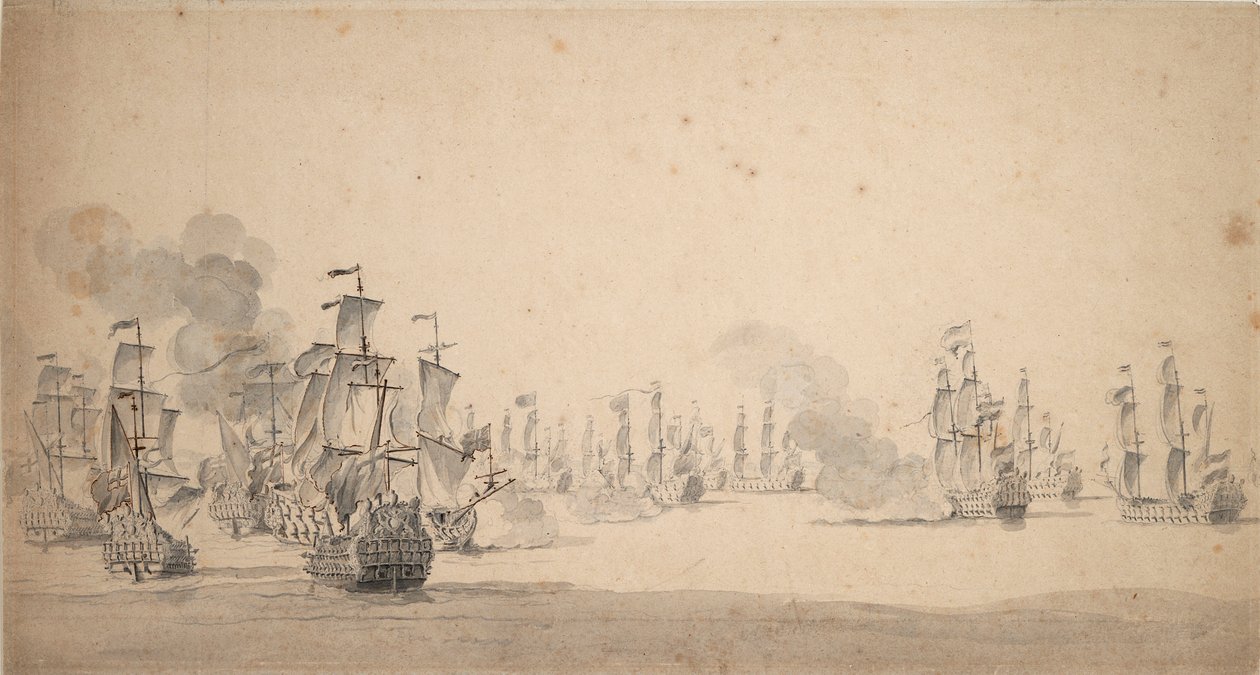  av Willem van de the Elder Velde