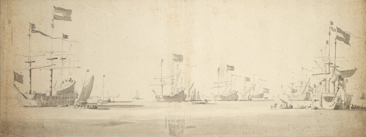  av Willem van de the Elder Velde