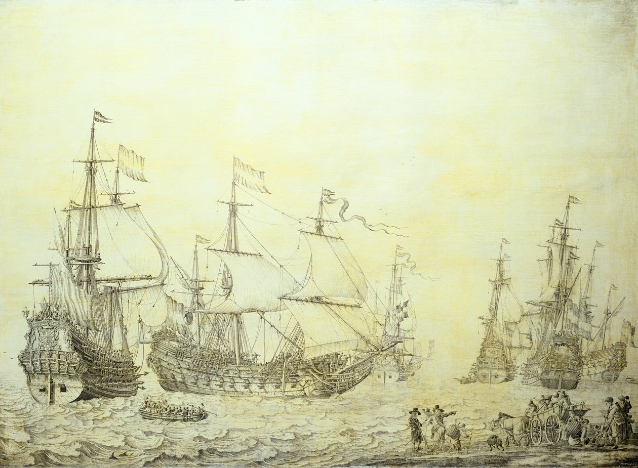  av Willem van de the Elder Velde