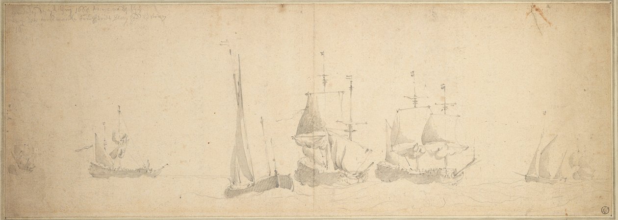  av Willem van de the Elder Velde