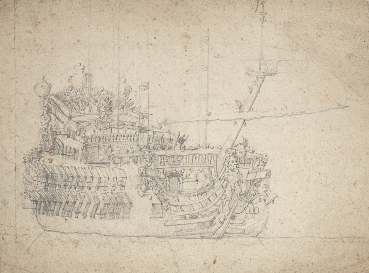  av Willem van de the Elder Velde