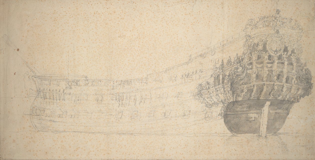  av Willem van de the Elder Velde