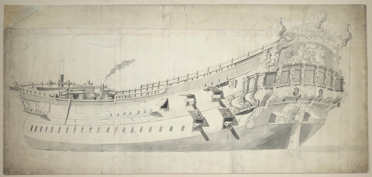  av Willem van de the Elder Velde
