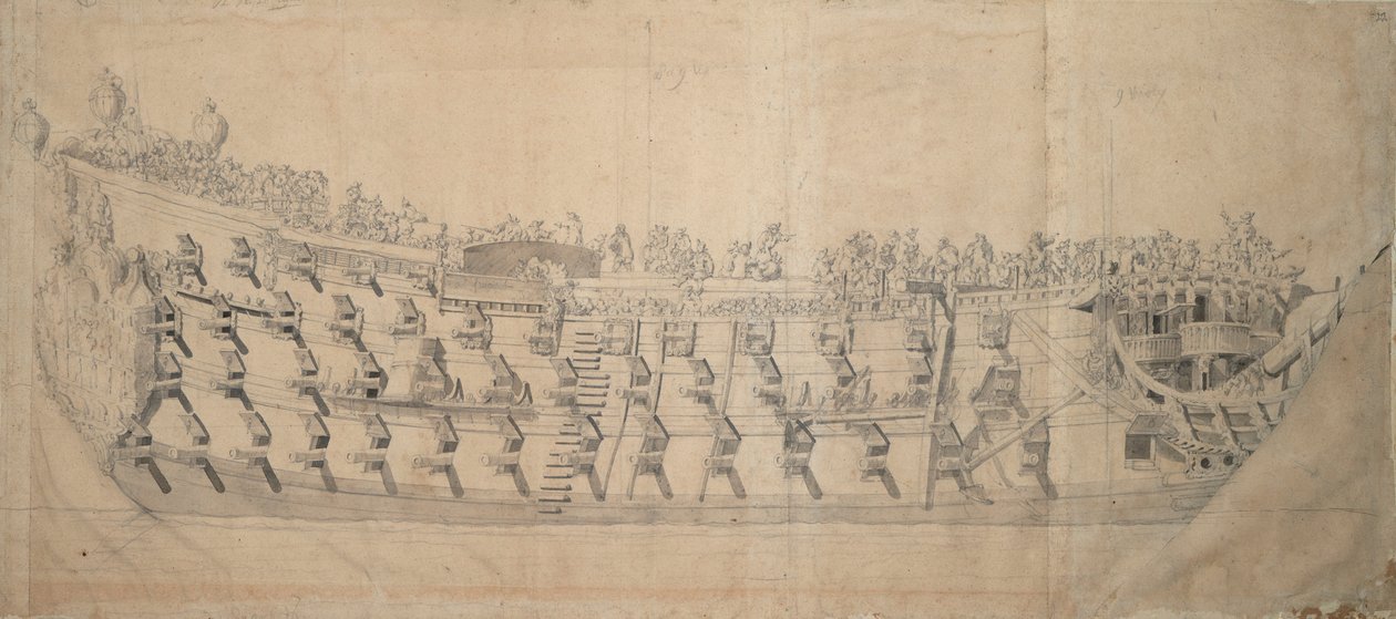  av Willem van de the Elder Velde