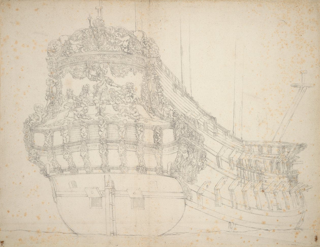  av Willem van de the Elder Velde