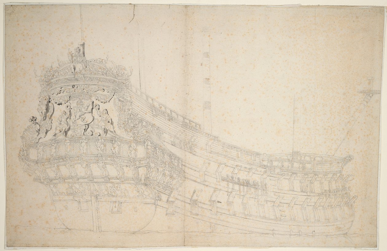  av Willem van de the Elder Velde