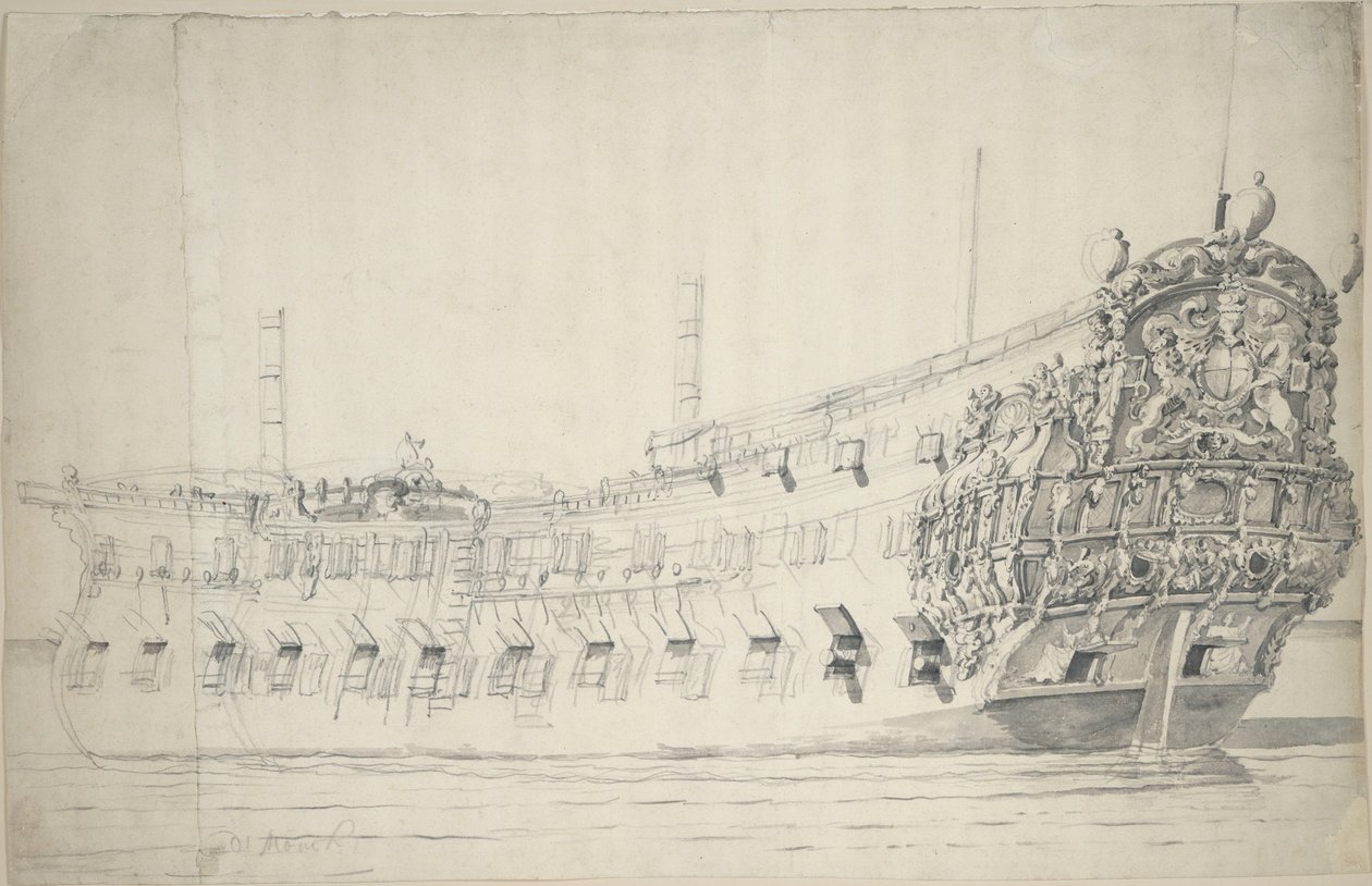  av Willem van de the Elder Velde