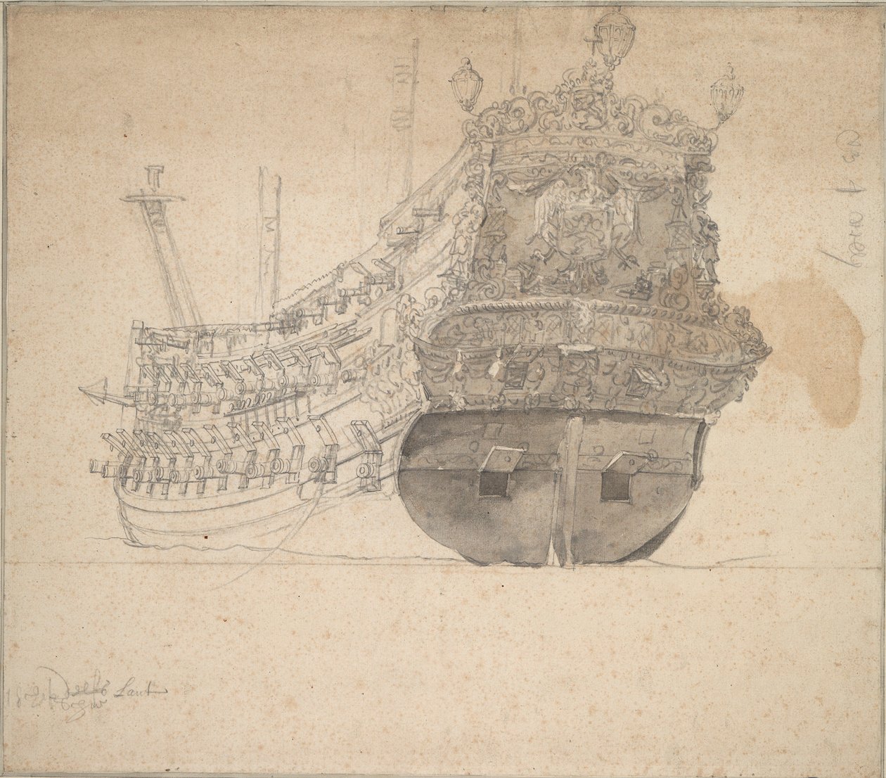  av Willem van de the Elder Velde