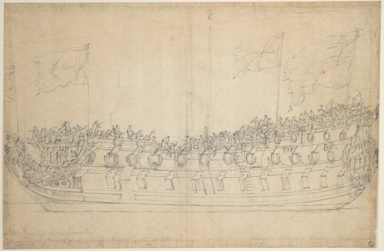  av Willem van de the Elder Velde