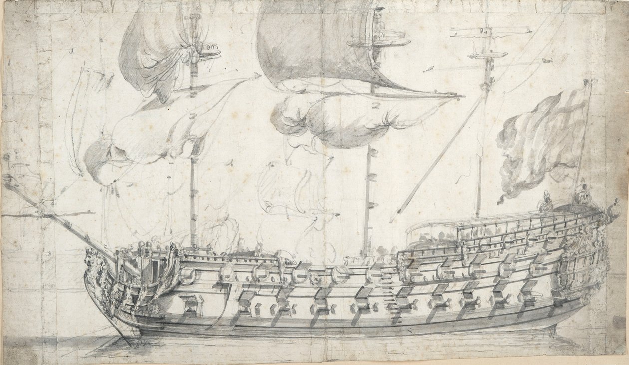  av Willem van de the Elder Velde