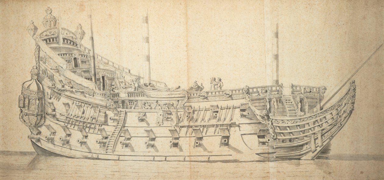  av Willem van de the Elder Velde