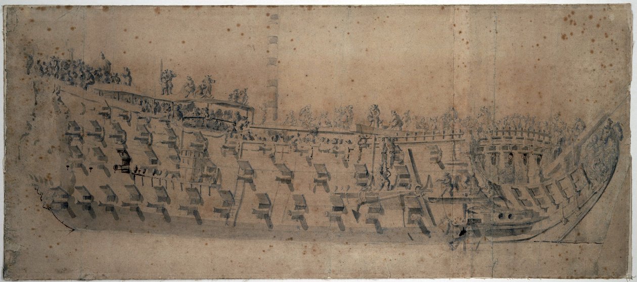  av Willem van de the Elder Velde