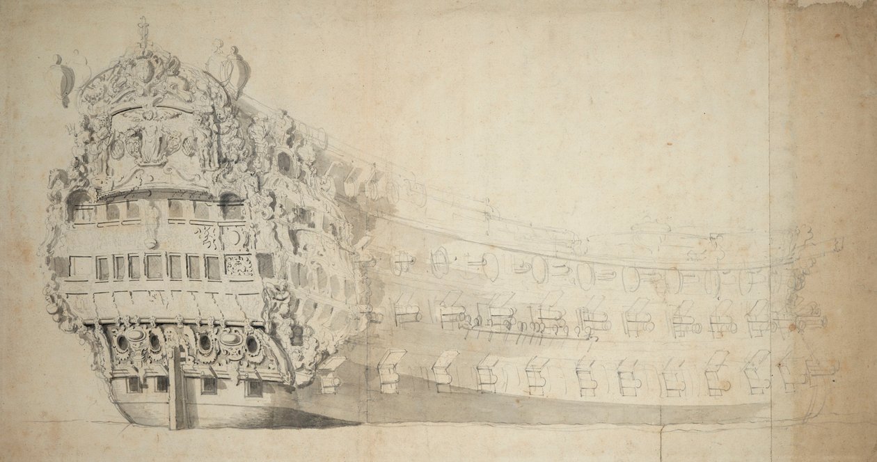 av Willem van de the Elder Velde