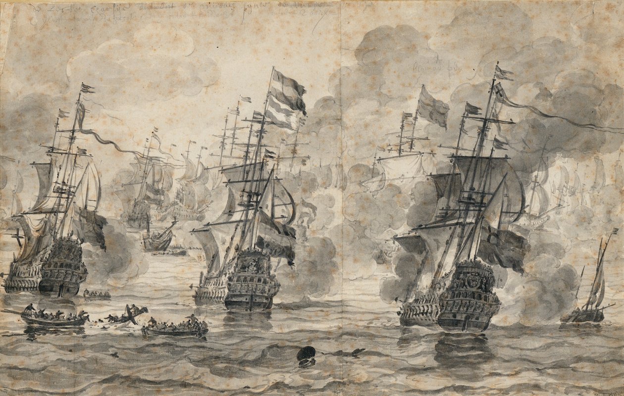  av Willem van de the Elder Velde