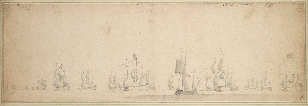  av Willem van de the Elder Velde