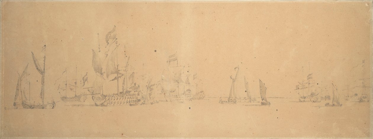  av Willem van de the Elder Velde