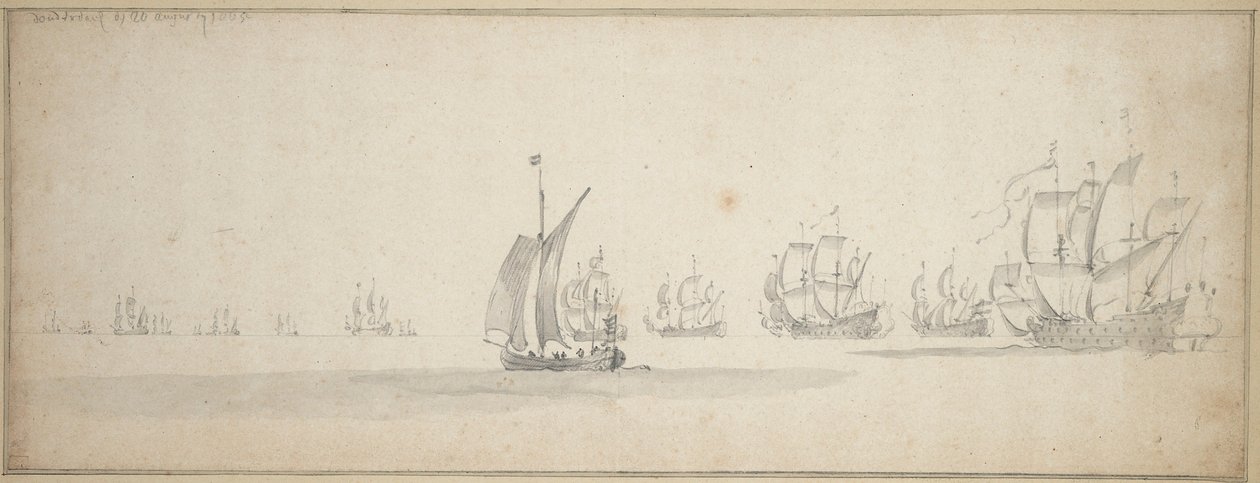  av Willem van de the Elder Velde