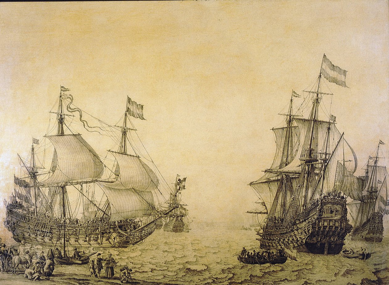  av Willem van de the Elder Velde