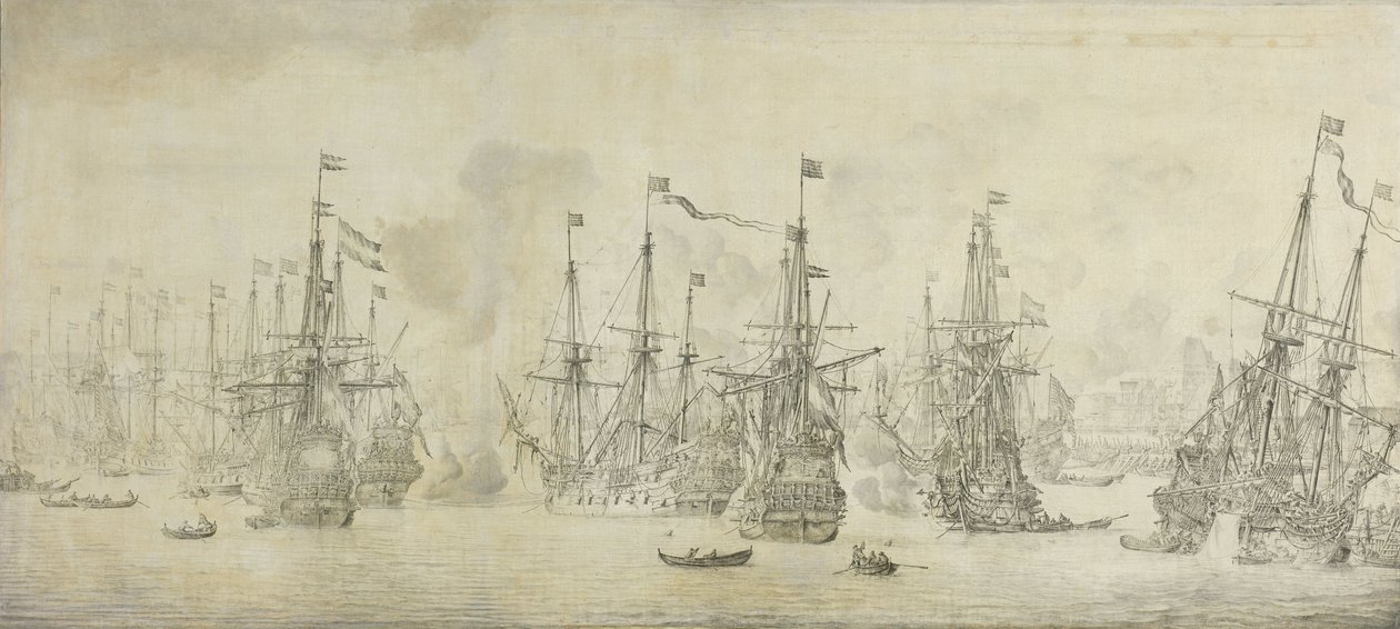  av Willem van de the Elder Velde