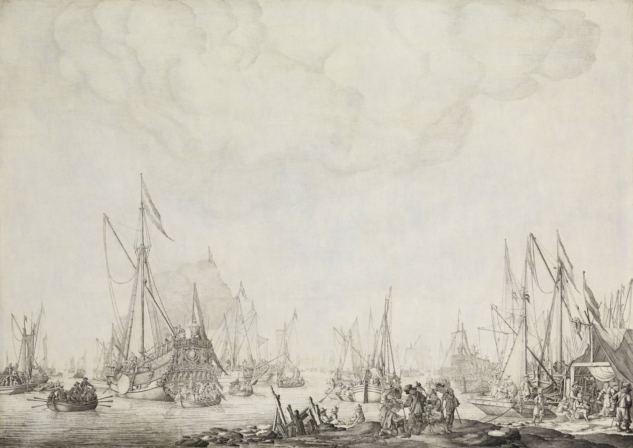 De kongelige og statlige yachtene av Willem van de the Elder Velde