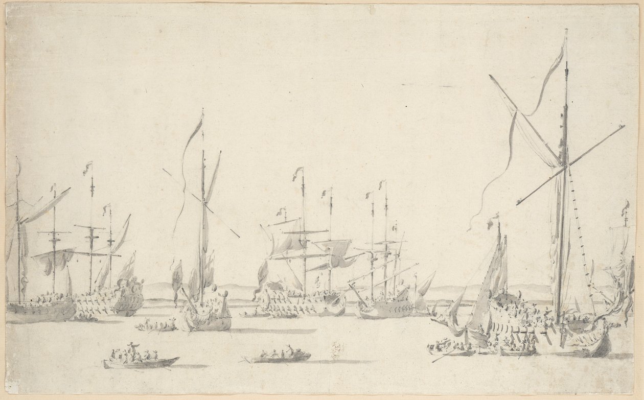  av Willem van de the Elder Velde