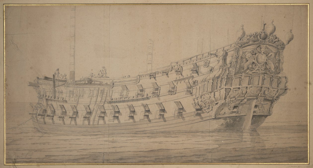  av Willem van de the Elder Velde
