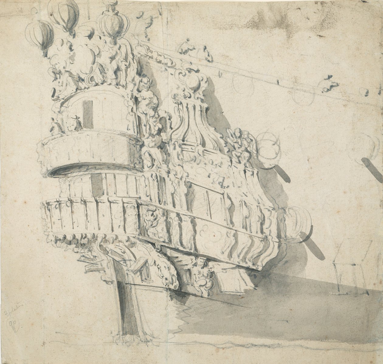  av Willem van de the Elder Velde