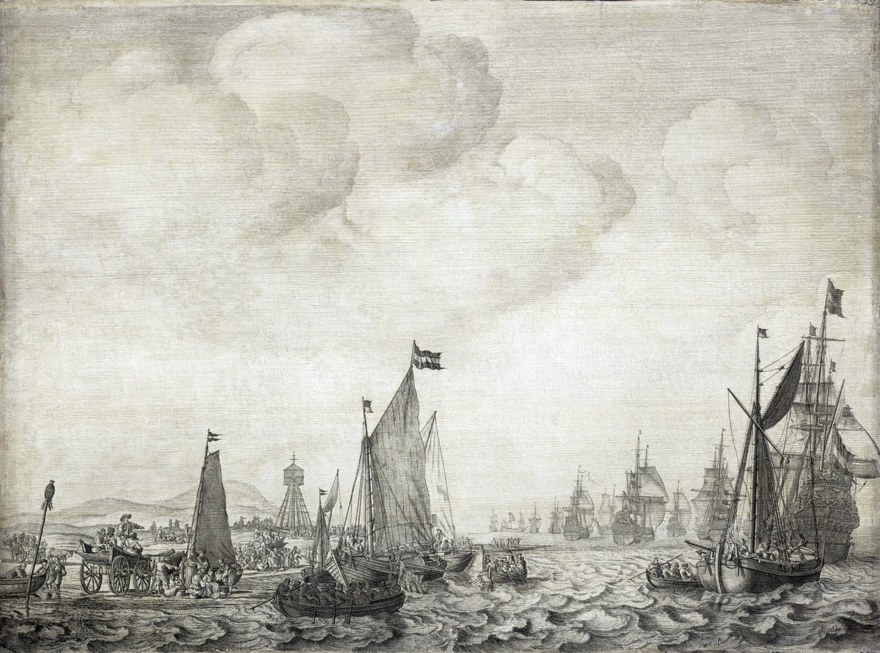  av Willem van de the Elder Velde