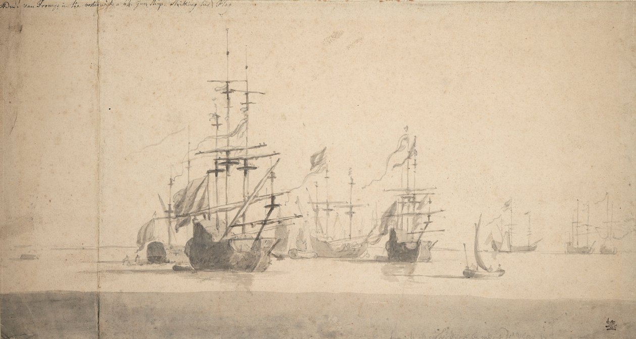  av Willem van de the Elder Velde
