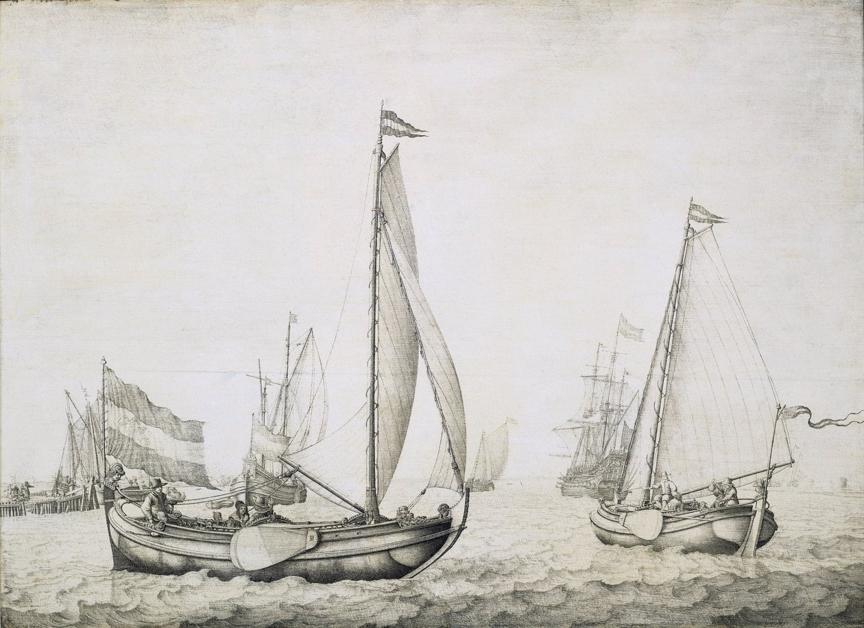  av Willem van de the Elder Velde
