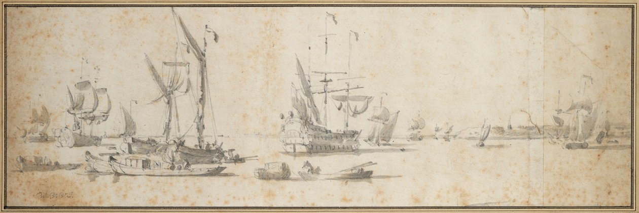  av Willem van de the Elder Velde