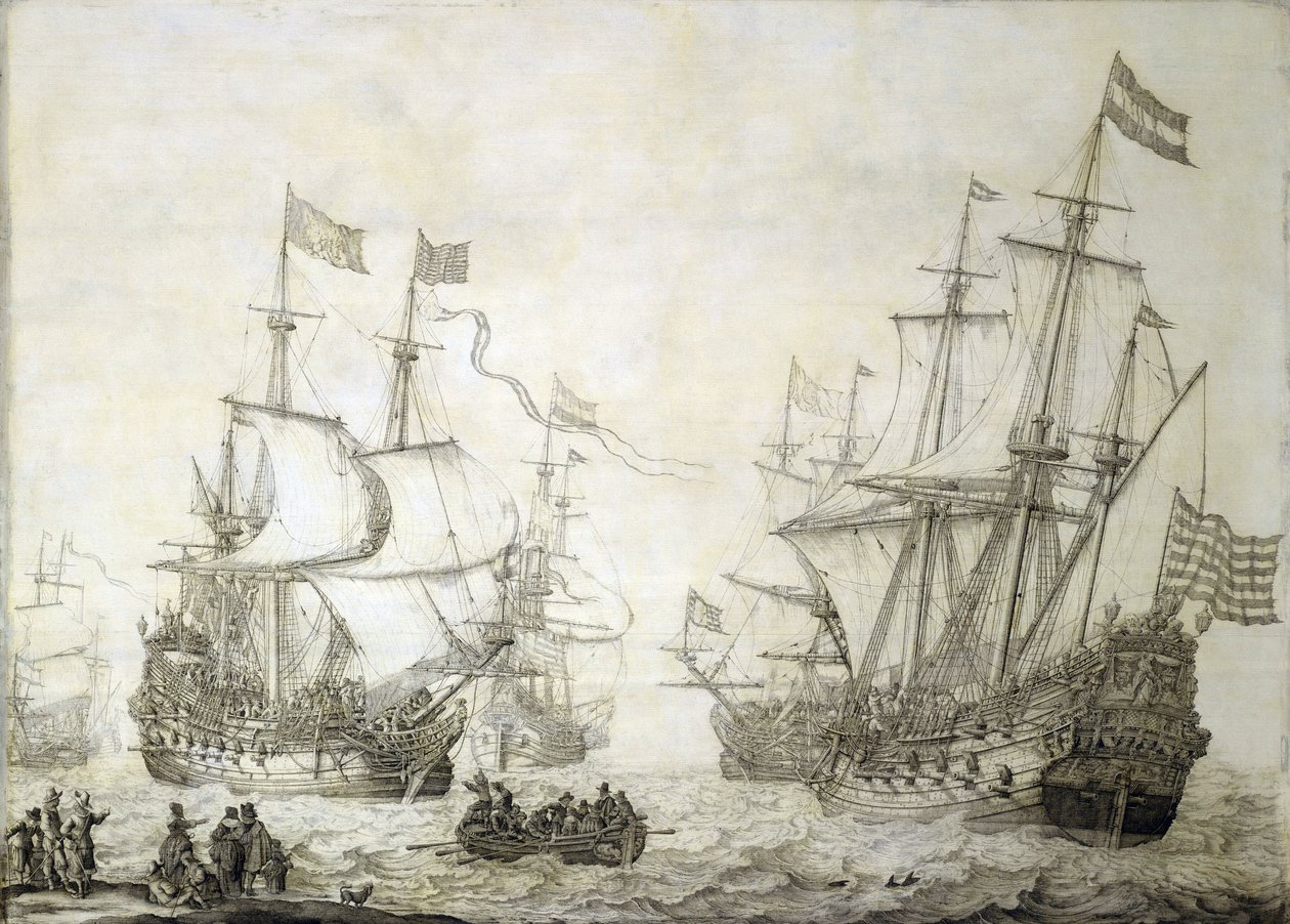  av Willem van de the Elder Velde