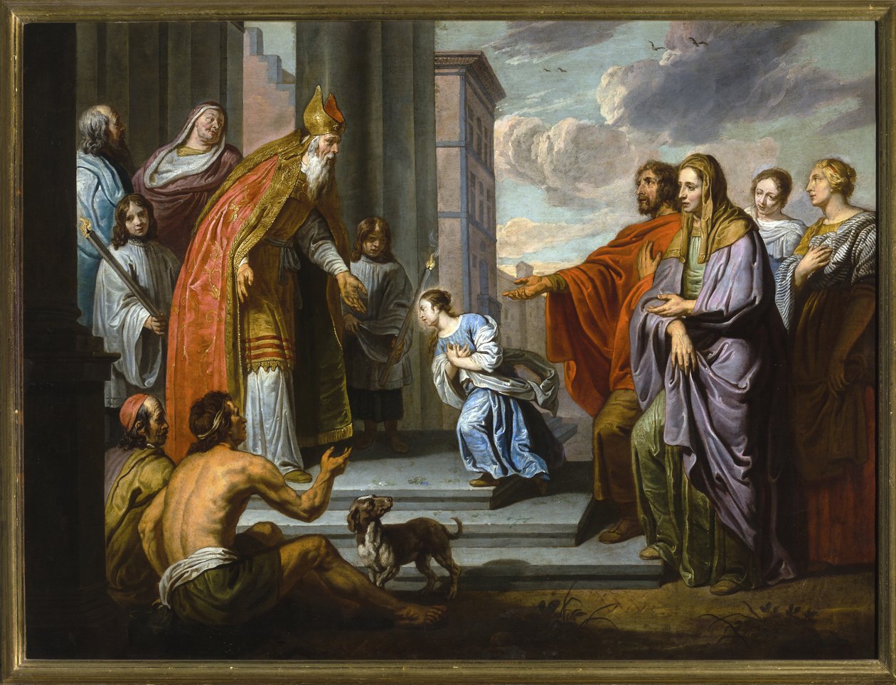 Presentasjonen av Maria i tempelet av Willem van the Elder Herp