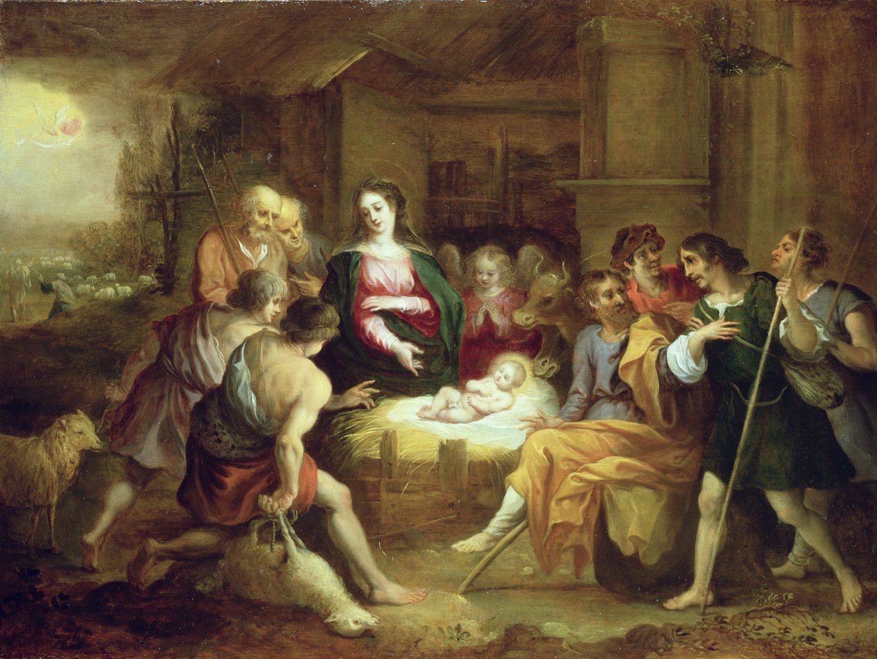 Hyrdenes tilbedelse av Willem van the Elder Herp