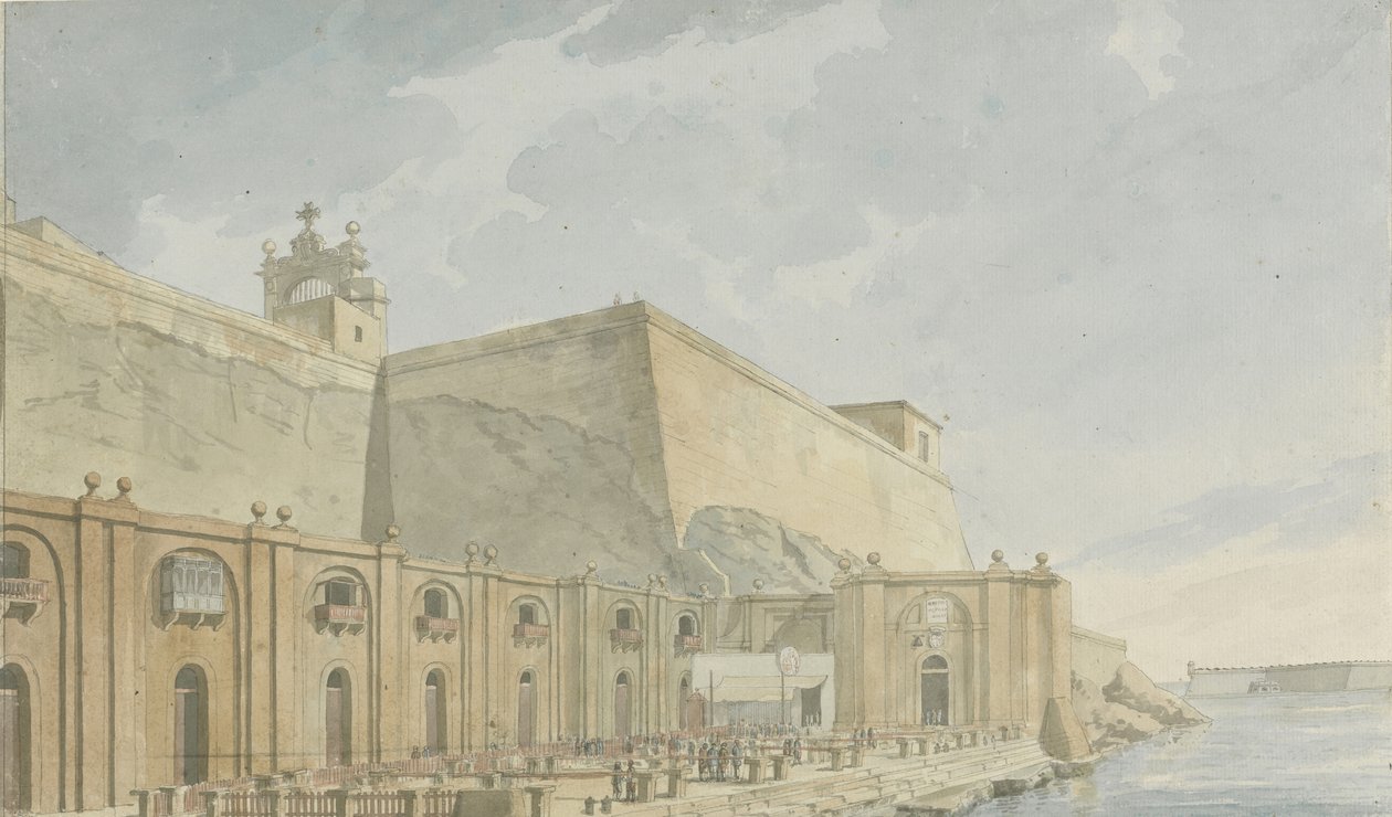 Malta, ca. 1785 av Willey Reveley