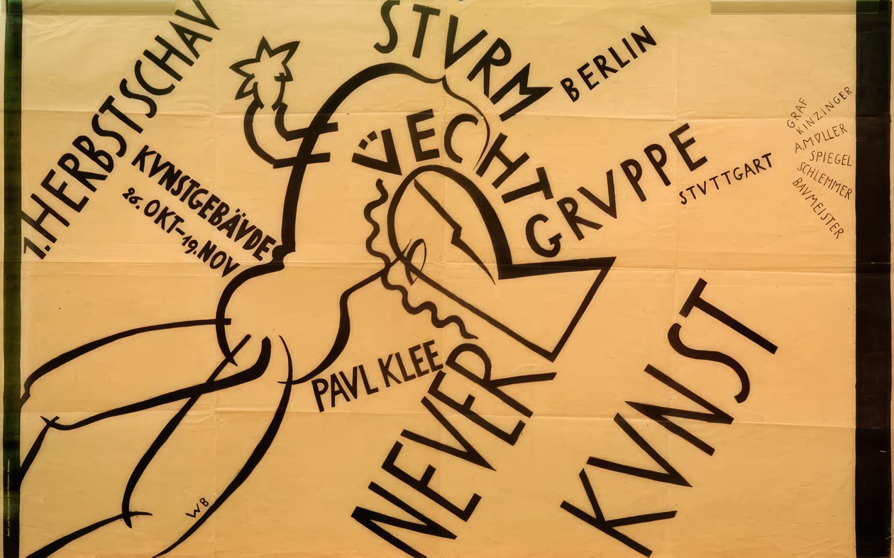 1. høstutstilling av ny kunst av Willi Baumeister