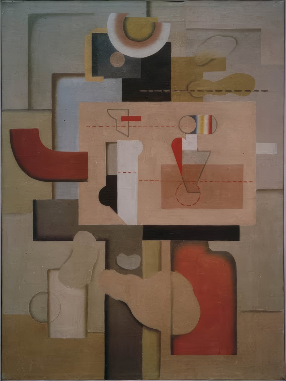 Studiobilde I av Willi Baumeister